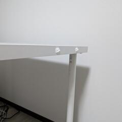 デスク　白　100*60サイズの画像