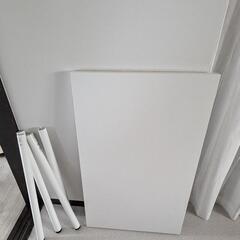 デスク　白　100*60サイズの画像