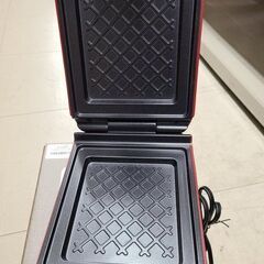 J7770　recolte　レコルト　プレスサンドメーカー　プラッド　RPS-2　マッドレッド　ホットサンドメーカー　簡易クリーニング済【リユースのサカイ柏店】の画像