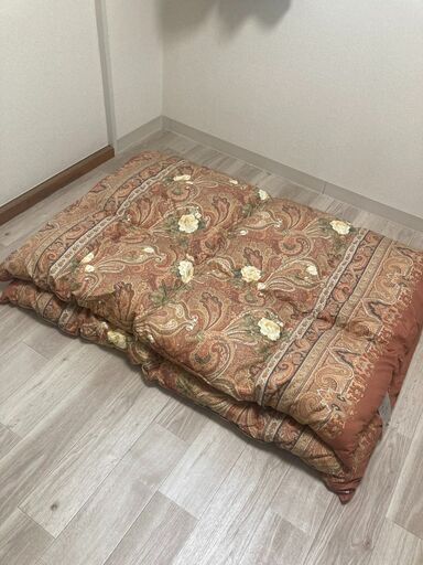 【美品】西川　羽毛布団　シングル　ダウン　フェザー　羽毛掛けふとん　150×210