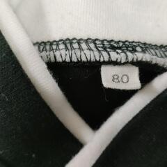 80センチ　袴風ロンパースの画像