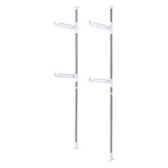 室内物干し用突っ張りポール　高さ190-260cm