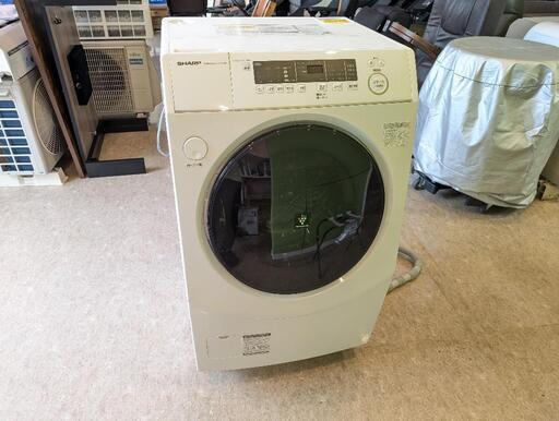 【高年式・美品】SHARPドラム式洗濯機　ES-H10G-WR　2022年式