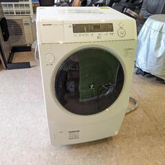 【高年式・美品】SHARPドラム式洗濯機　ES-H10G-WR　...
