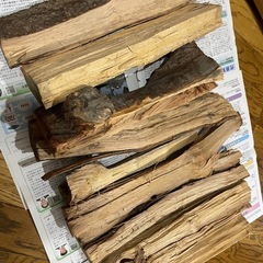 【お取引中】BBQやキャンプに！薪（8本）・木炭（6キロ）の画像