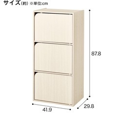 カラーボックス  3段の画像
