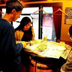 札幌すすきのでお酒等を飲みながらワークショップの画像