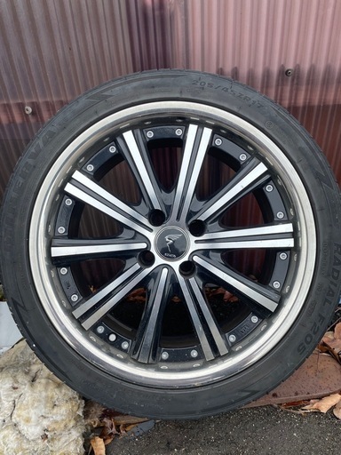 17インチ　４穴　アルミホイール4本