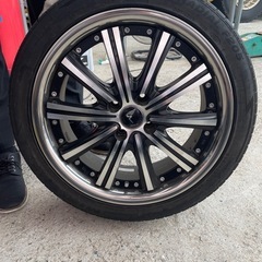 17インチ　４穴　アルミホイール4本の画像