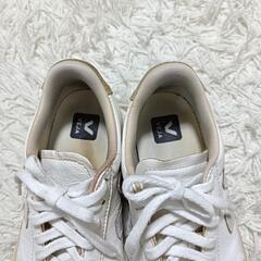 ヴェジャ VEJA CAMPO カンポ クロムフリー レザー スニーカー オフホワイト 38 24cm レディースの画像