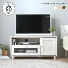 TV、レコーダー、テレビボード(未組み立て)の画像