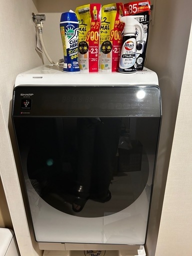 SHARP ES-W114-SL ドラム式洗濯機