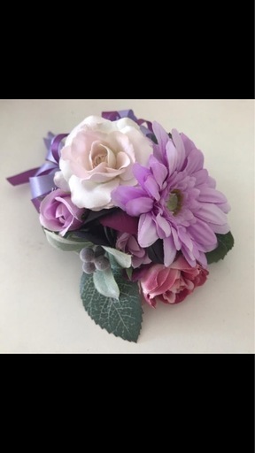 ブーケ、ブートニア、花冠セット