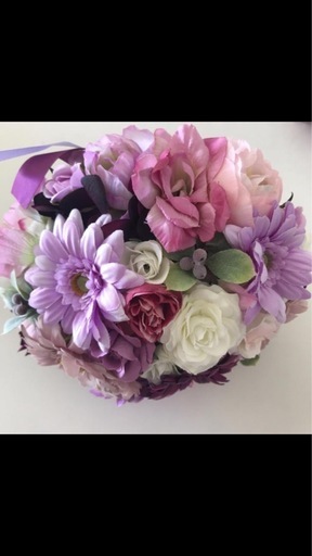 ブーケ、ブートニア、花冠セット