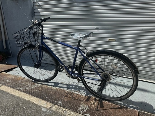 123）全車両格安販売‼️ 27インチ クロスバイク　オートライト　変速