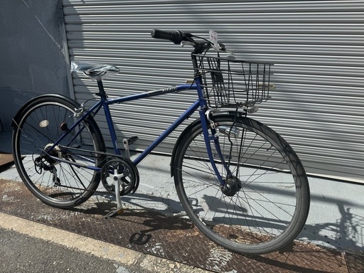 123）全車両格安販売‼️ 27インチ クロスバイク　オートライト　変速