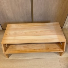 木製　モニター台の画像