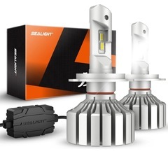 【新品】H4 LEDヘッドライト（車検対応） 12000LM 爆...