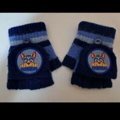 パウパトロール　チェイス　指切り(指出し)手袋　青系