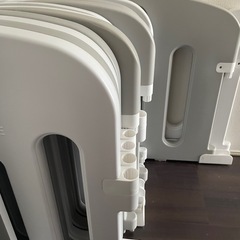 大阪熊 ベビーサークル ベビーフェンス 200×180cm 折り畳み 扉付き の画像