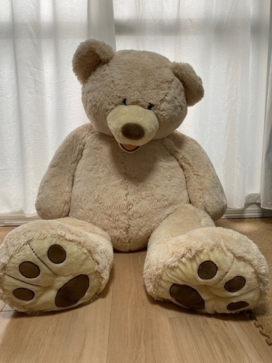 コストコ　クマのぬいぐるみ(約130㎝)【引渡日10/24まで】