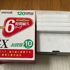 maxellビデオテープ　7本