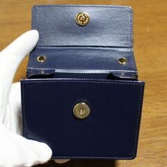 【未使用】CHARLES JOURDAN 本革バッグ型小物ケースの画像
