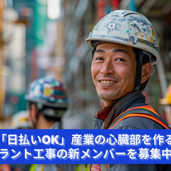 「大型プロジェクトで活躍！プラント工事スタッフとして新たなステージへ」