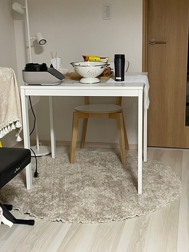 ソファ+IKEAダイニングテーブル 椅子2つ付き