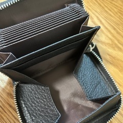 決まりました【新品】財布　メンズ　黒　牛革　化粧箱入り　カードケース　蛇腹　大容量　の画像