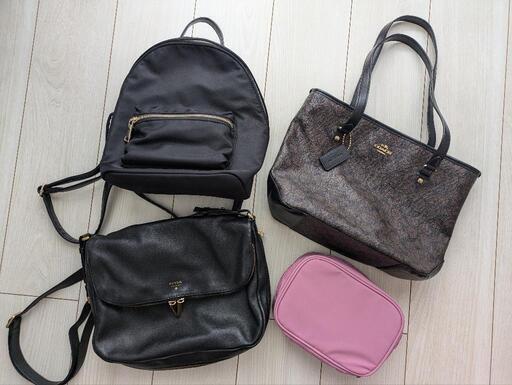 （美品）FOSSIL/COACH バッグ・ポーチ4点