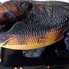 熊 木彫り 部屋 片付け
