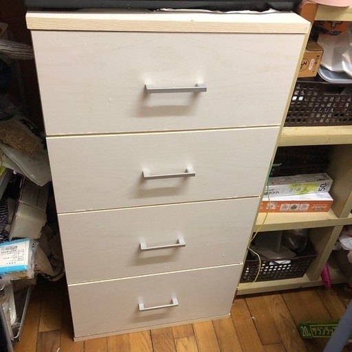 お値下げいたしました本日限定白の収納家具