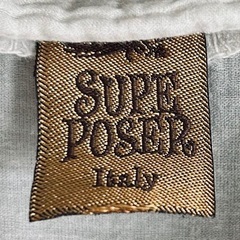 SUPER POSERアイボリートップス（イタリア製）の画像