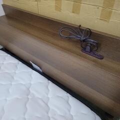 コンセント付き　ロータイプ　シングルベッド　中古　リサイクルショップ宮崎屋住吉店24.12.7