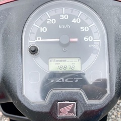 2018年式 ベーシックタクト 50cc FI スクーター 整備済み 実働の画像