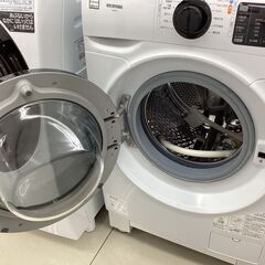 【6ヵ月保証】全自動洗濯機　IRIS OHYAMA　FL81R-W　8.0kgの画像