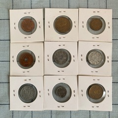 【古銭】近代日本硬貨9枚セットの画像