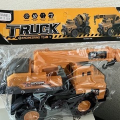 【新品】はたらく車　クレーン車　ミニカーの画像