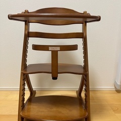 【値下げ】すくすくチェアプラス　ライトブラウンの画像