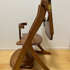 【値下げ】すくすくチェアプラス　ライトブラウンの画像