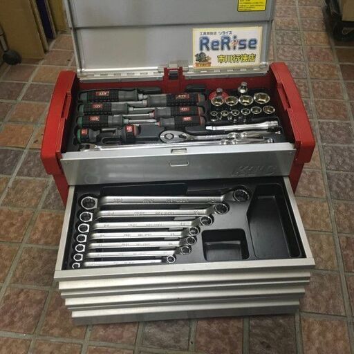 KTC 工具箱30点セット【市川行徳店】【店頭取引限定】【中古】管理番号：ITJUFTBM48KC