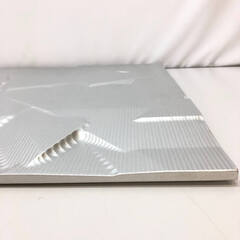 ss6824　ユーパワー プラデック ウォールアート クリスタル シルバー 60cm PLADEC アートパネル 壁掛け 立体 レリーフ インテリア メタリック アートパネル 中古の画像