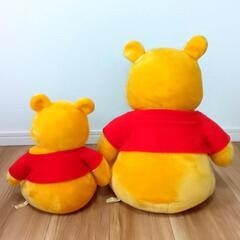 くまのプーさん大小セット(お座りタイプ)の画像