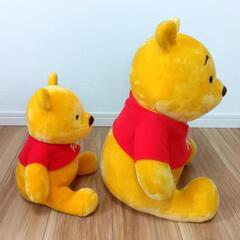 くまのプーさん大小セット(お座りタイプ)の画像