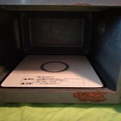 取引中…ジャンク品、山善電子レンジの画像
