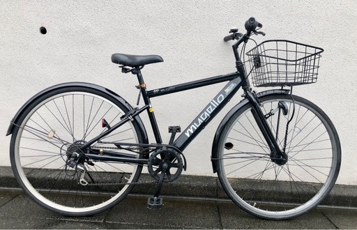 イオンバイク　ムジェロD  6段変速 27型　オートライト　クロスバイク　東京三鷹市