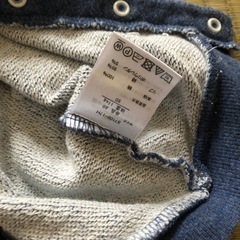 オーバーオールロンパース　80サイズの画像