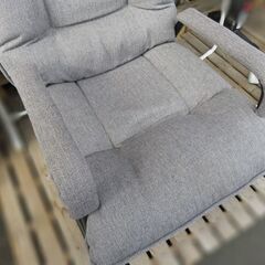 【自社配送は札幌市内限定】ドウシシャ イストロ肘付ハイバックチェア 1人掛けソファ 中古/菊水倉庫の画像