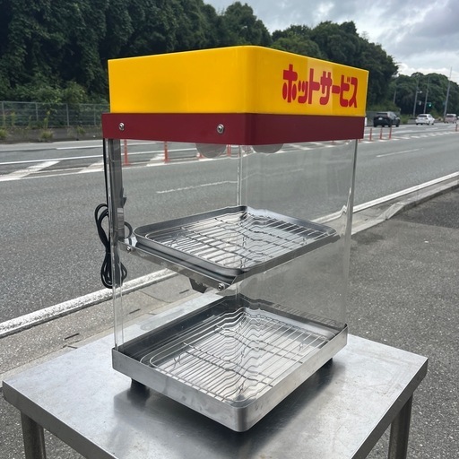 ☆中古品 エイシン ホットショーケース　① ホットスナック 保温 保温ケース☆